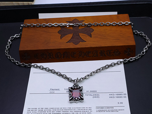 クロムハーツ クラシックレターネックレス