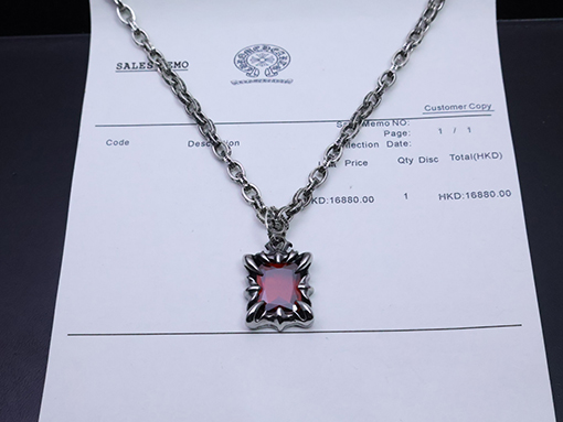 クロムハーツ クラシックレターネックレス