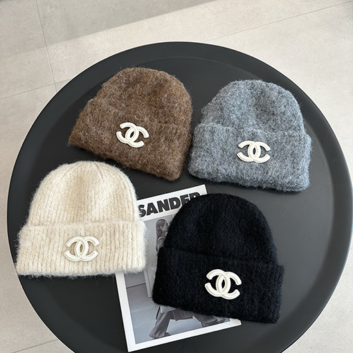 シャネル 柔らかいウールのニット帽