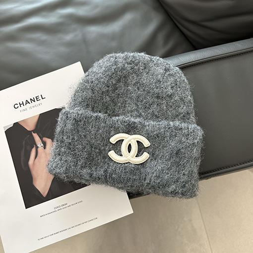 シャネル 柔らかいウールのニット帽