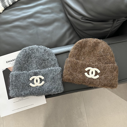 シャネル 柔らかいウールのニット帽