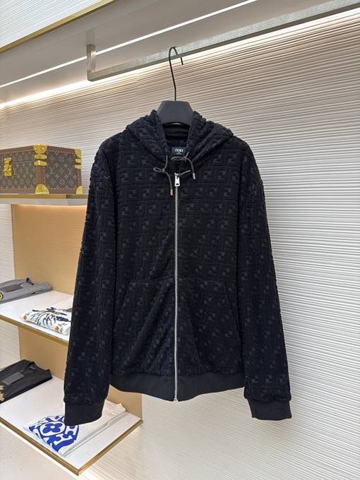 フェンディ ダブルFロゴエンボススウェットシャツ