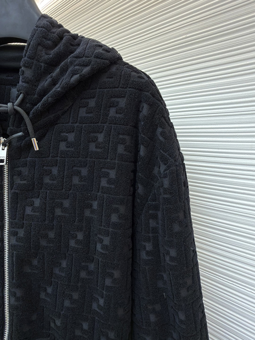 フェンディ ダブルFロゴエンボススウェットシャツ