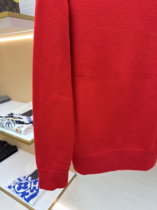 トムブラウン ウールニットクルーネックセーター