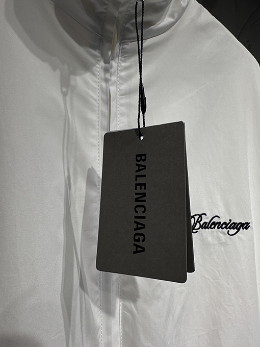 バレンシアガ Balenciaga 両面リバーシブルフリース裏地トレンチコート
