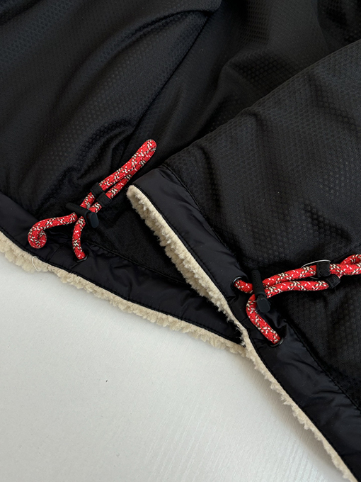 バーバリー レディース馬術騎士ロゴ ウール＆カシミア混紡フリースコート