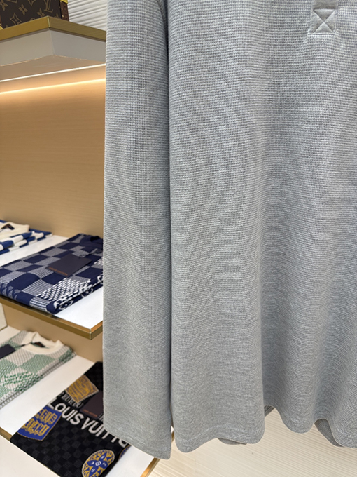 クロムハーツコピー パッチワークヘンリーカラーワッフルスウェットシャツ