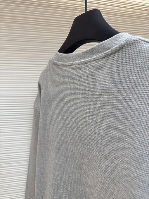 クロムハーツコピー パッチワークヘンリーカラーワッフルスウェットシャツ