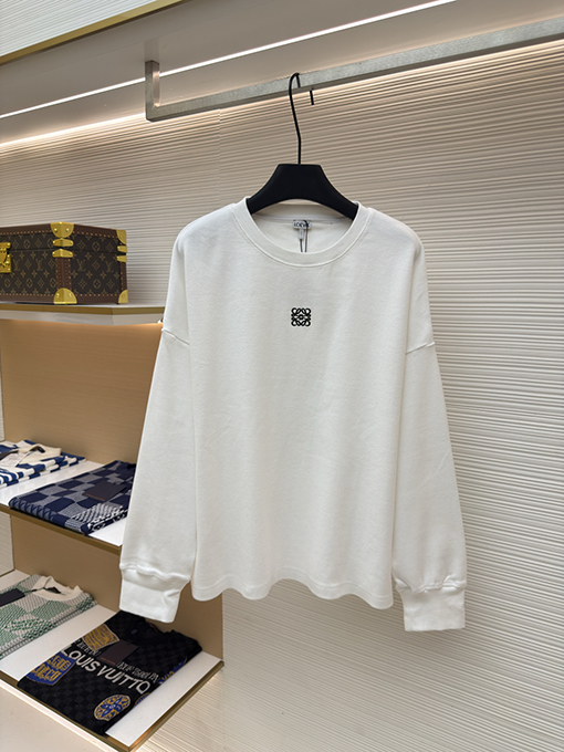 ロエベ 刺繍り長袖シャツ