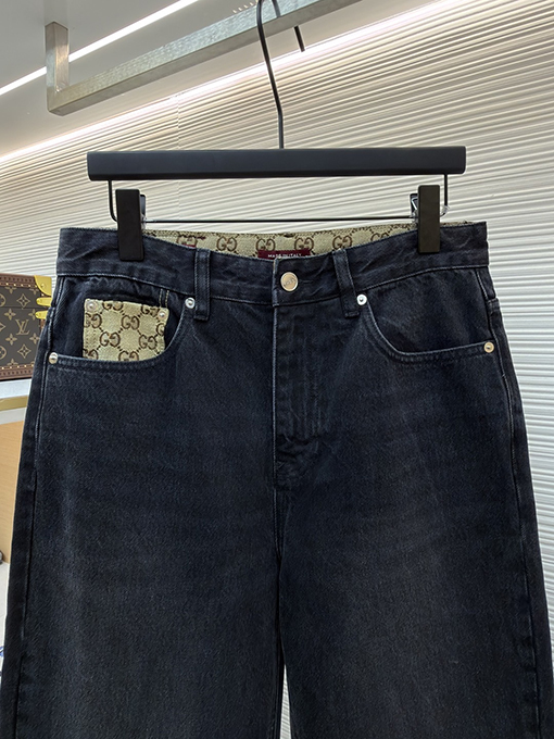グッチコピー ウォッシュドコットンデニムジーンズ