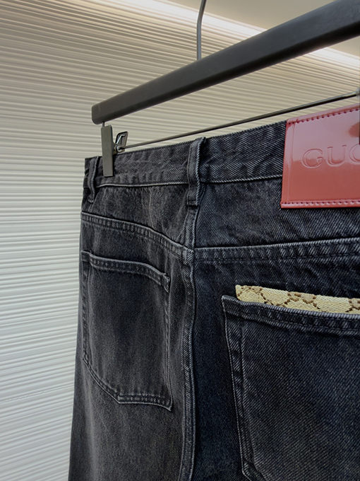 グッチコピー ウォッシュドコットンデニムジーンズ