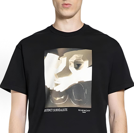 ジバンシイ プリントクルーネック半袖Tシャツ