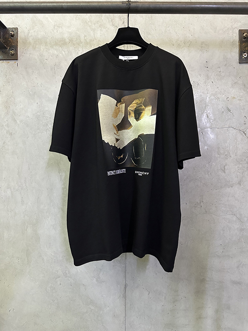 ジバンシイ プリントクルーネック半袖Tシャツ