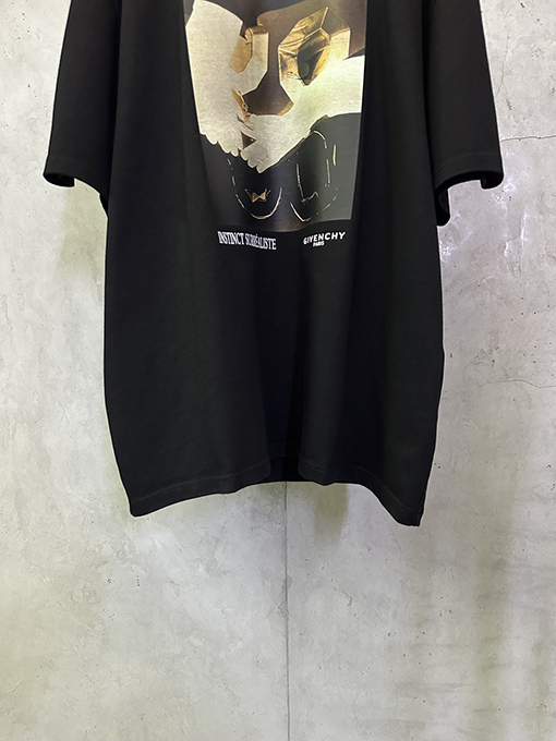 ジバンシイ プリントクルーネック半袖Tシャツ