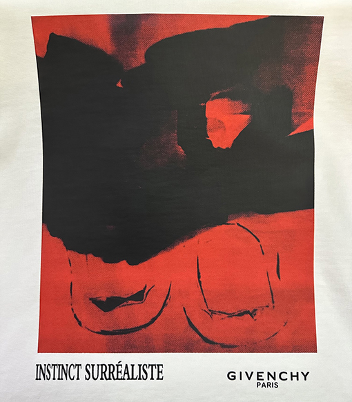 ジバンシイ プリントクルーネック半袖Tシャツ