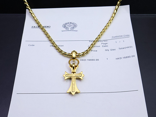 クロムハーツ カップルけの手作りネックレス