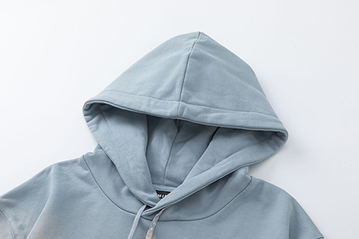 アミリスーパーコピー アップリケ刺繍のペイズリーロゴ入りウォッシュダメージパーカー