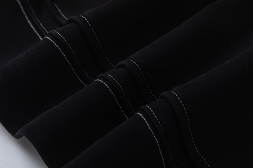 アミリ 胸ポケットに刺繍の骨のデザインダメージのウォッシュ質感のあるフード付きスウェットシャツ