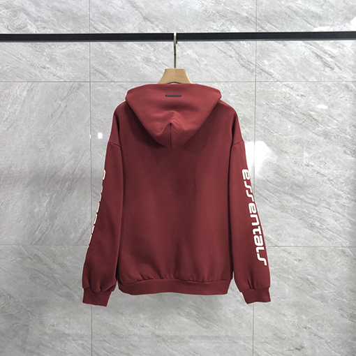 フィアオブゴッド FOG ESSENTIALS ESSENTIALS キリンアームグルーレター裏起毛フード付きスウェットシャツ