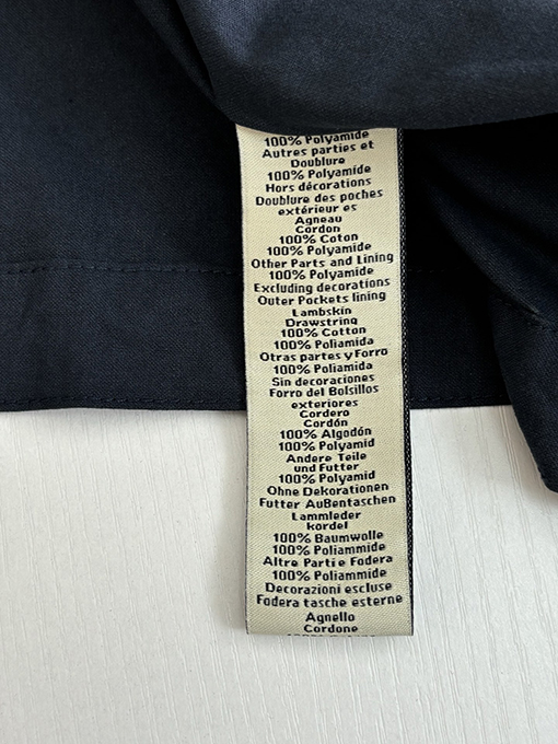 エルメス 外側ステッチ刺繍ジッパージャケット