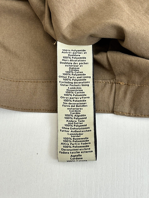 エルメス 外側ステッチ刺繍ジッパージャケット