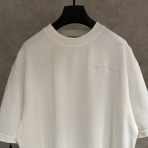 クロムハーツコピー 新モデル刺繍の半袖Tシャツ