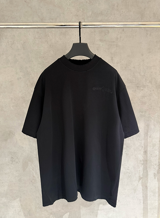 クロムハーツコピー 新モデル刺繍の半袖Tシャツ