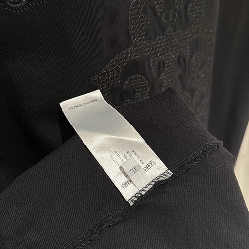 クロムハーツコピー 新モデル刺繍の半袖Tシャツ