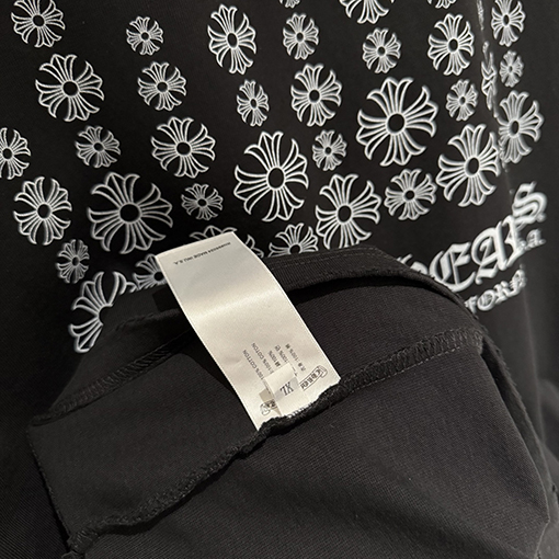 クロムハーツ ブロックバスターヘビー級刺繍の半袖Tシャツ