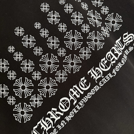 クロムハーツ ブロックバスターヘビー級刺繍の半袖Tシャツ