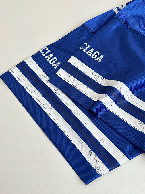 バレンシアガスーパーコピー Balenciaga 3M ラグビージャージ Vネック 半袖Tシャツ