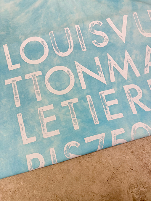 ルイヴィトン LV タイダイプリント半袖Tシャツ