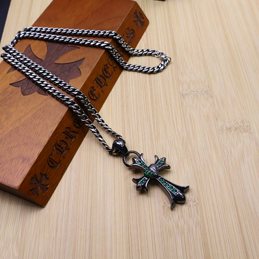 クロムハーツコピー 新モデル手作りチェーンネックレス