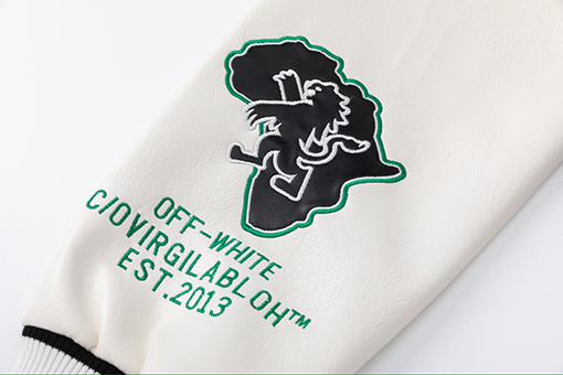 フィアオブゴッド 刺繍ウールベースボールジャケット