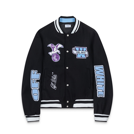 フィアオブゴッド offwhite 新モデルクラシック刺繍ウールベースボールジャケット