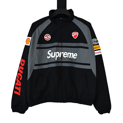 シュプリームスーパーコピー Supreme Track Jacket コラボレーシングスーツ制服ジャケット