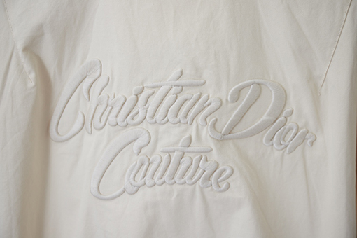 ディオール CD 1947 ロゴ歯ブラシ刺繍りベースボールジャケット