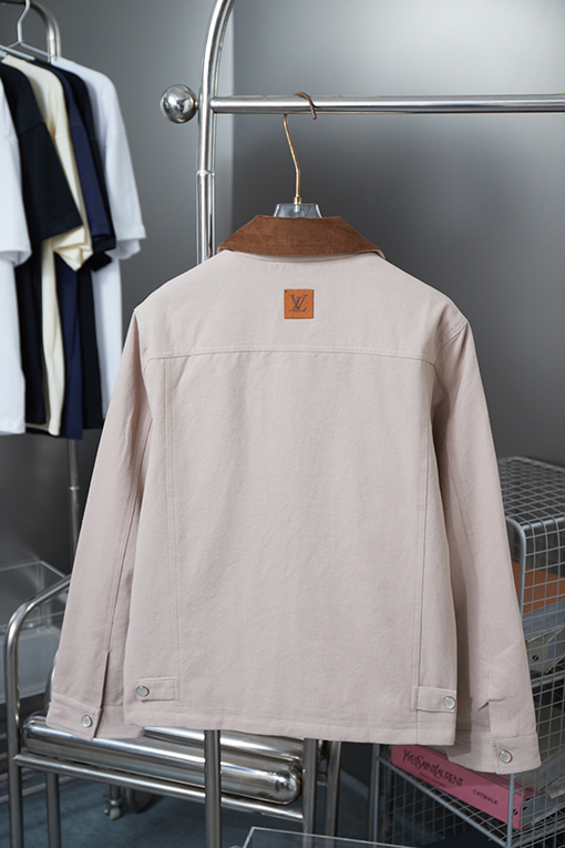 ルイヴィトンコピー 透かし刺繍のキャンバスジャケット