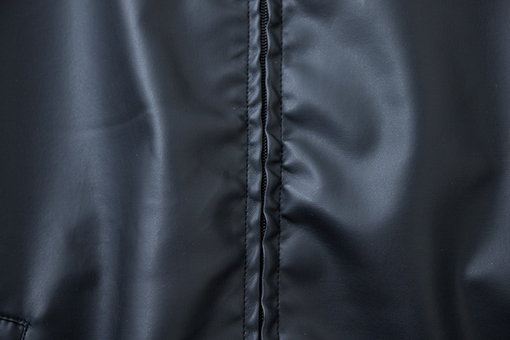 バレンシアガ ランウェイスタイルの 3B 刺繍レザージャケット