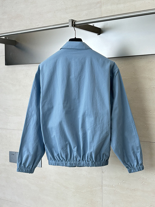 プラダ クラシックなハリントン英国スタイルの紳士コットンジャケット