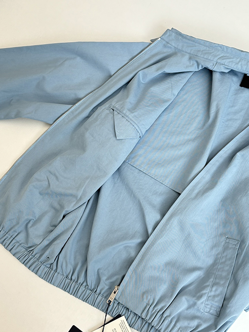 プラダ クラシックなハリントン英国スタイルの紳士コットンジャケット