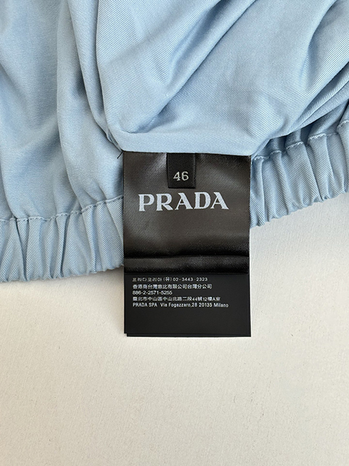 プラダ クラシックなハリントン英国スタイルの紳士コットンジャケット