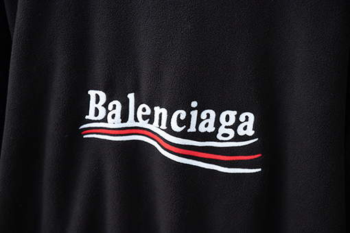 バレンシアガ Balenciaga コーラ刺繍フリースコットンジャケット