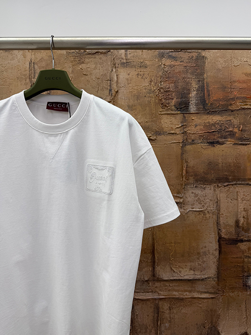 グッチ 刺繍半袖Tシャツ