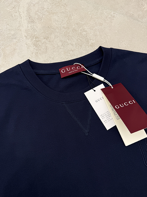 グッチ 刺繍半袖Tシャツ