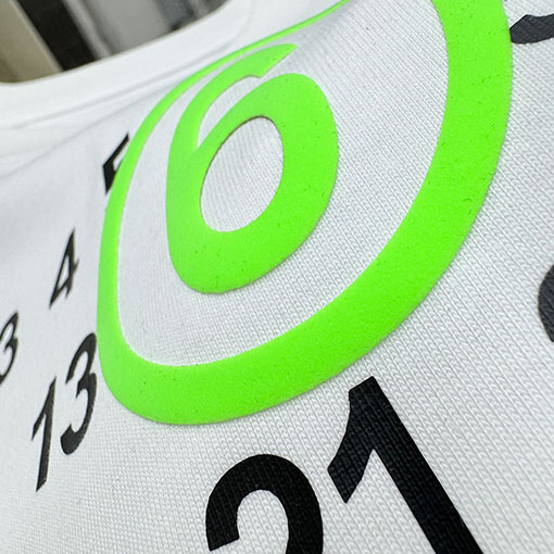 マルタンマルジェラ Maison Margiela MM6 ロゴフォームプリントの長袖ベースレイヤーシャツ