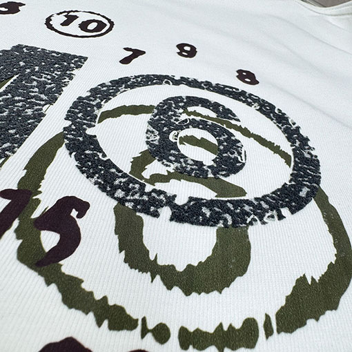 マルタンマルジェラ Maison Margiela MM6 新モデルロゴフォームプリントの長袖ベースレイヤーシャツ