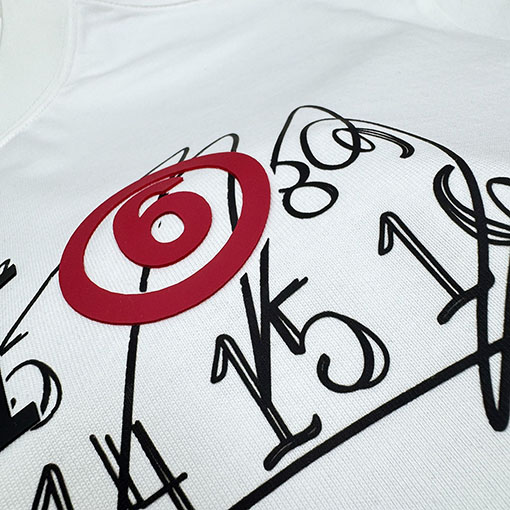 マルタンマルジェラ Maison Margiela MM6 文字ロゴり厚糊ダイレクトスプレー長袖シャツ