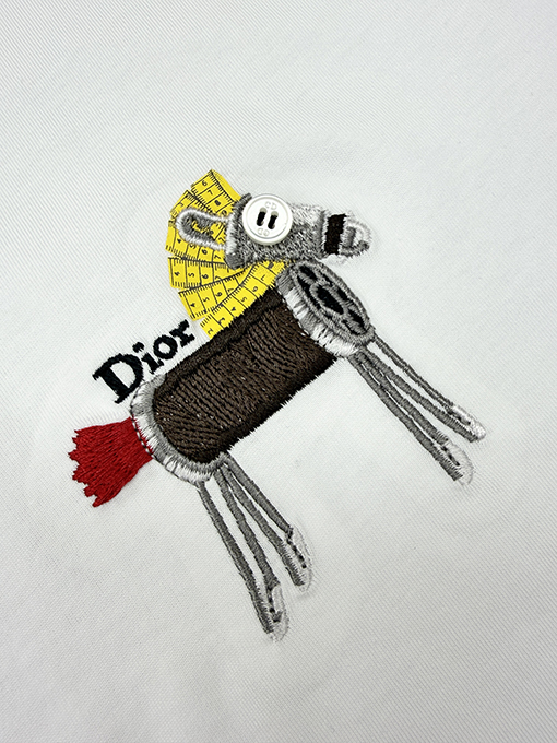 ディオール DIOR 新年の限定ポニー刺繍半袖Tシャツ