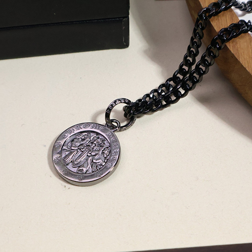 クロムハーツコピー ブラックゴールドネックレス